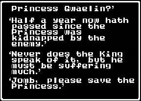 A kidnapped princess? I'm ever so surprised *yawn*